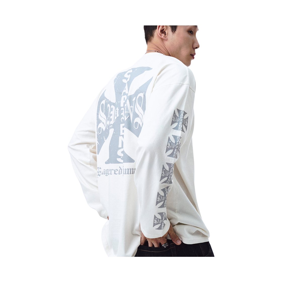 사피엔스 네오사피엔스 피그먼트 롱슬리브 아이보리(Sapiens Neo Sapiens Pigment Long Sleeve Ivory) - 3