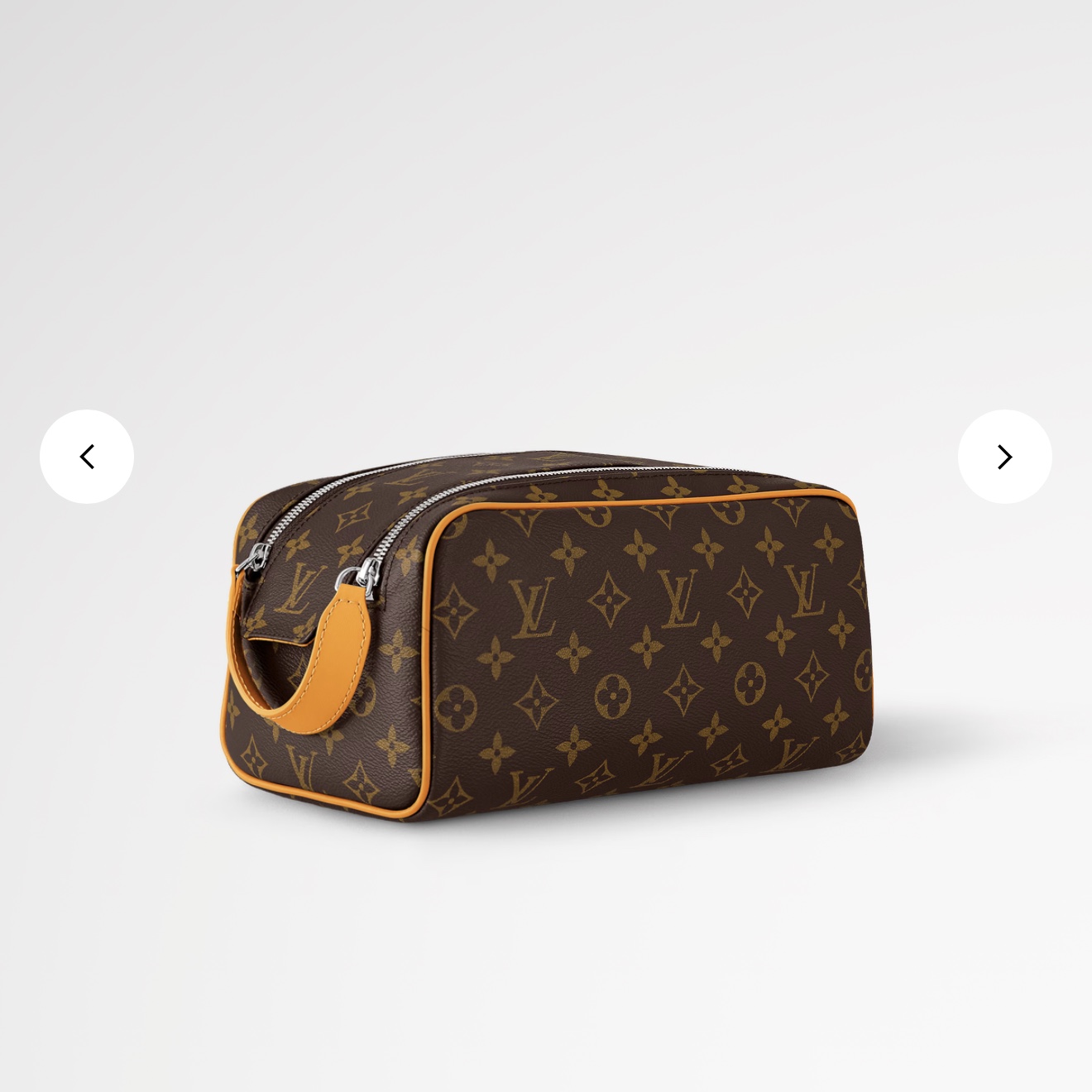 Louis Vuitton Dopp Kit Safran Yellow 착용 스타일