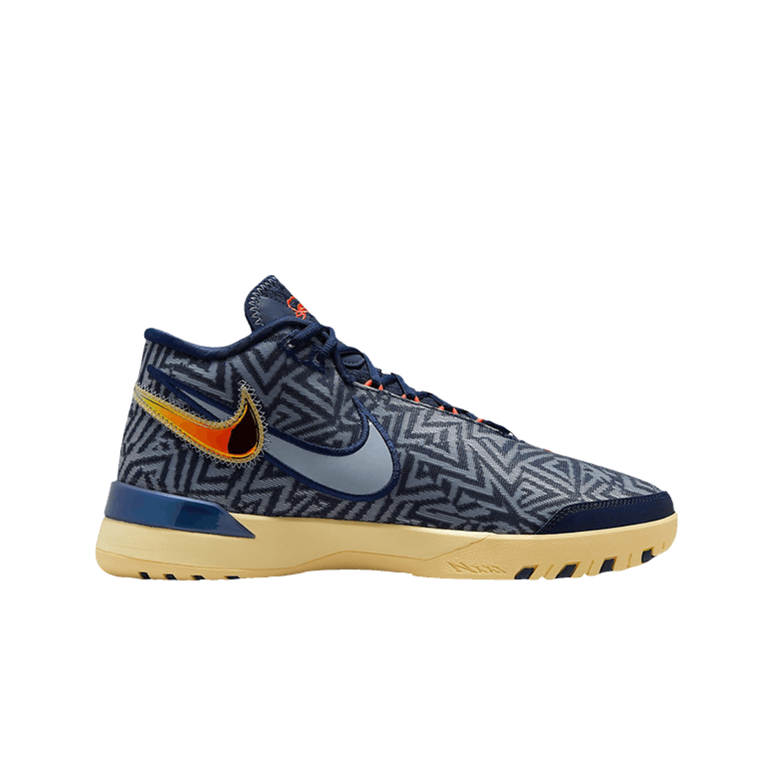 나이키 줌 르브론 NXXT 지니어스 미드나잇 네이비 소프트 옐로우(Nike Zoom LeBron NXXT Genisus Midnight Navy Soft Yellow) - 1