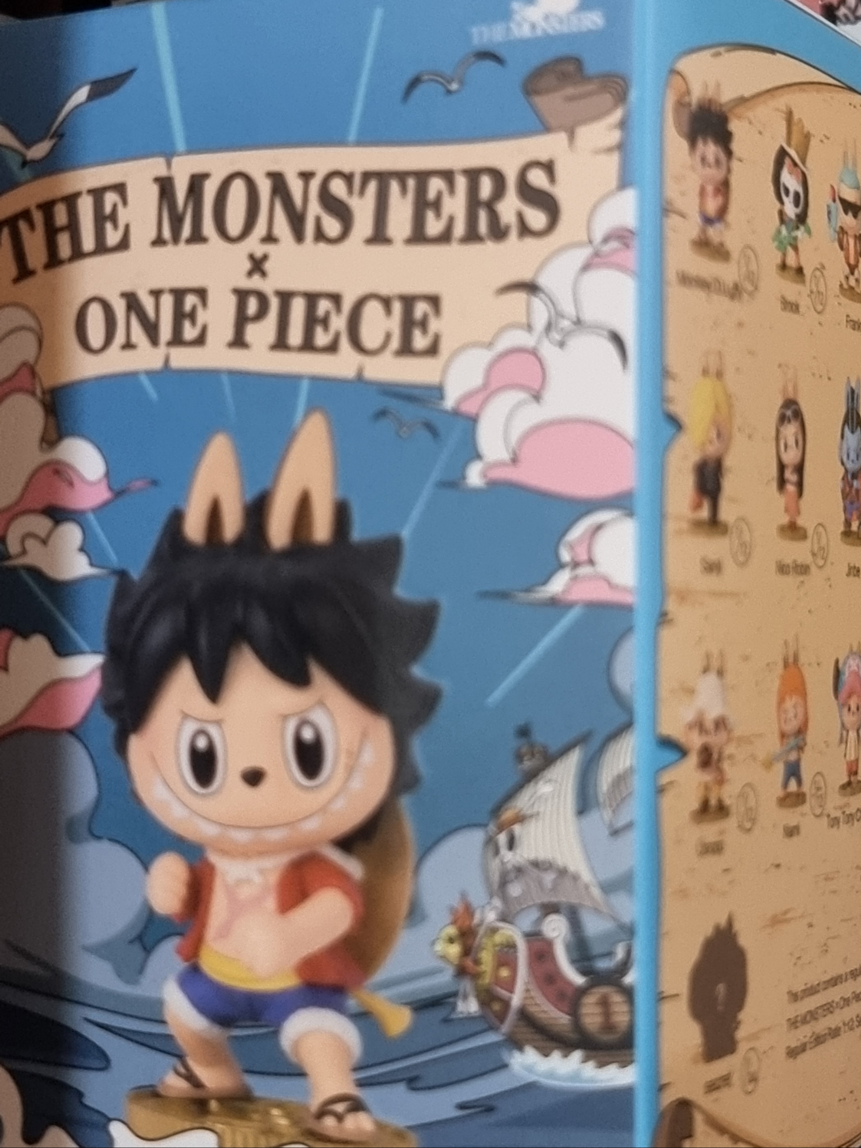 Pop Mart Labubu The Monsters x One Piece Series Figures Sealed Case (1 Blind Box) 착용 스타일