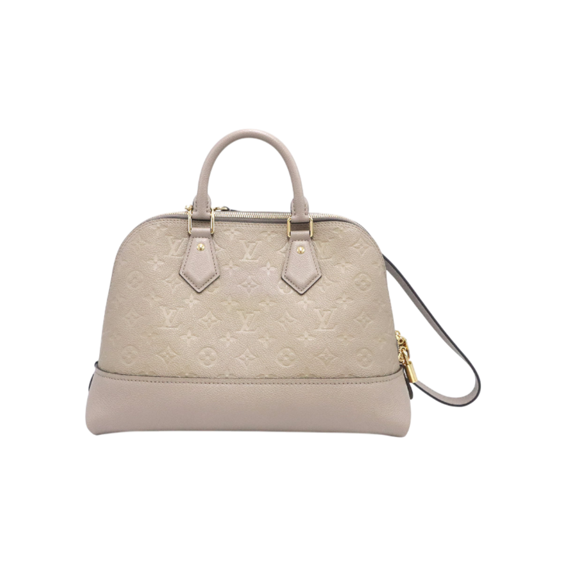 ITPTHMTUVLQO Louis Vuitton Turtled Beige Monogram Empreinte Neo Alma PM Tote 2 Way