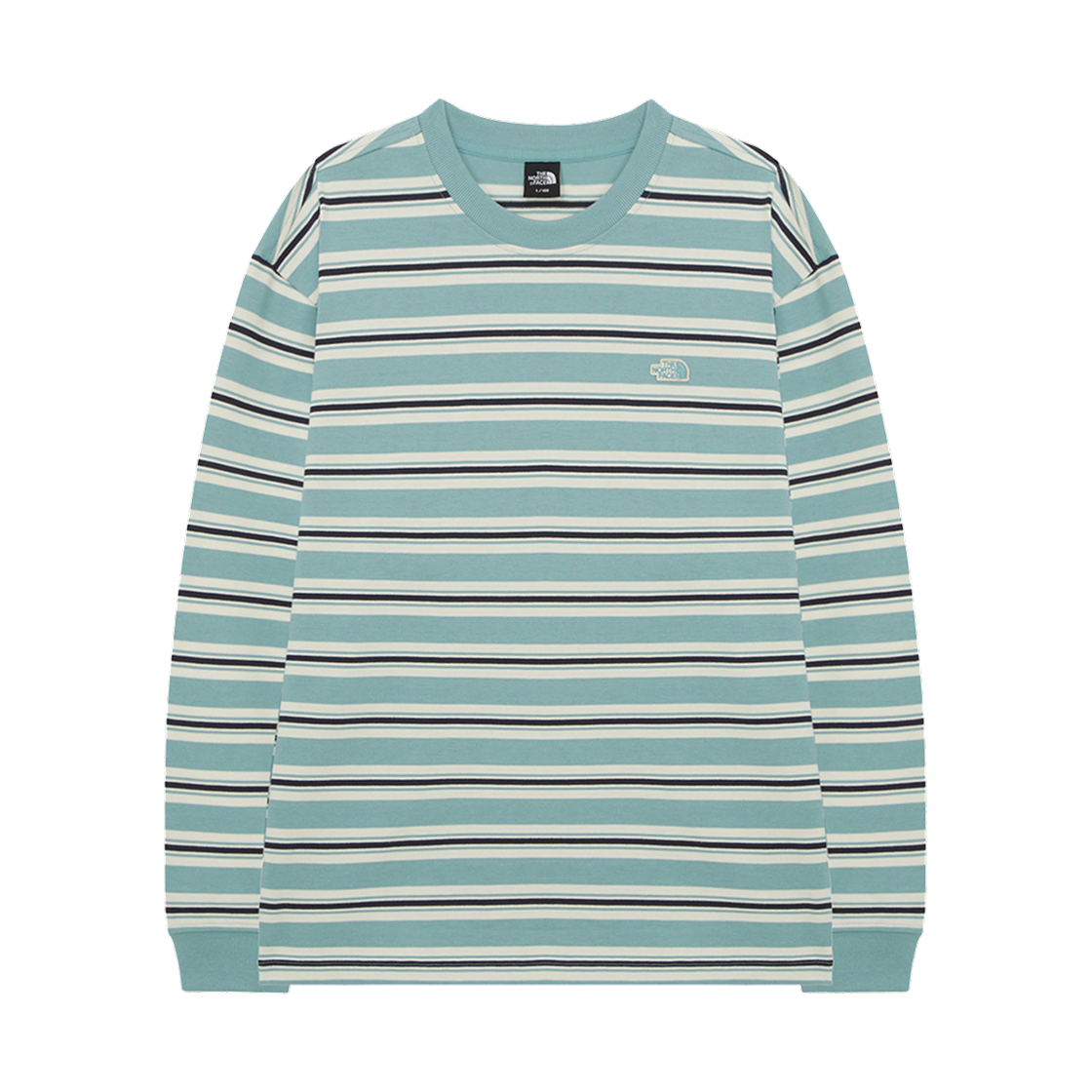 NT7TR56C The North Face Easyon Stripe L/S R/T-Shirt Jade - 25FW