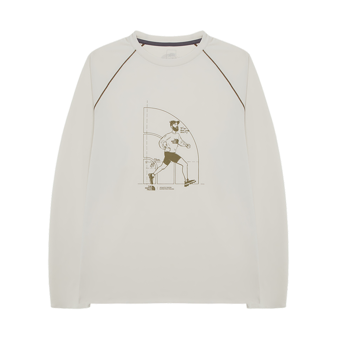 NT7TR51B The North Face Salio L/S R/T-Shirt Cream - 25FW