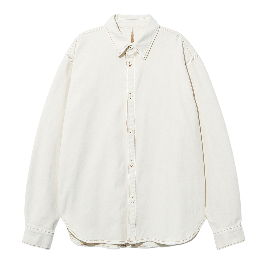 LH2579DN004EIV LE17SEPTEMBRE Denim Shirts Ivory