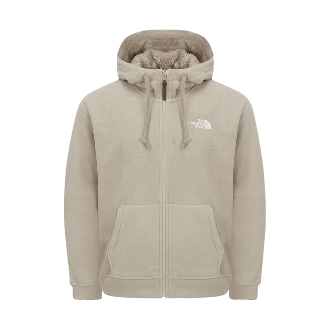 NJ4FR62C The North Face Furry EX Fleece Hoodie Light Beige - 25FW