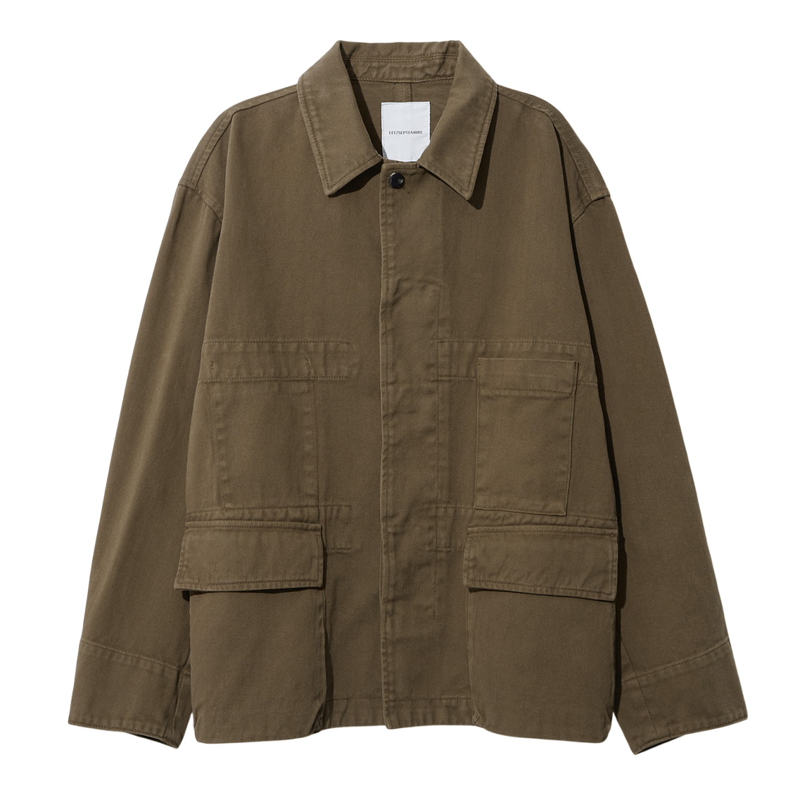 LH2579DJ002EBR LE17SEPTEMBRE Denim Field Jacket Brown