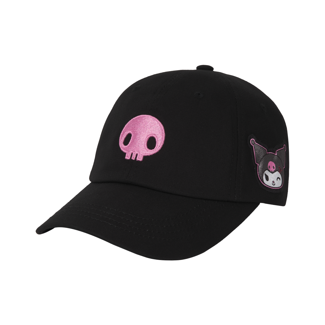 기아 타이거즈 x 쿠로미 볼캡 블랙(Kia Tigers x Kuromi Ball Cap Black)