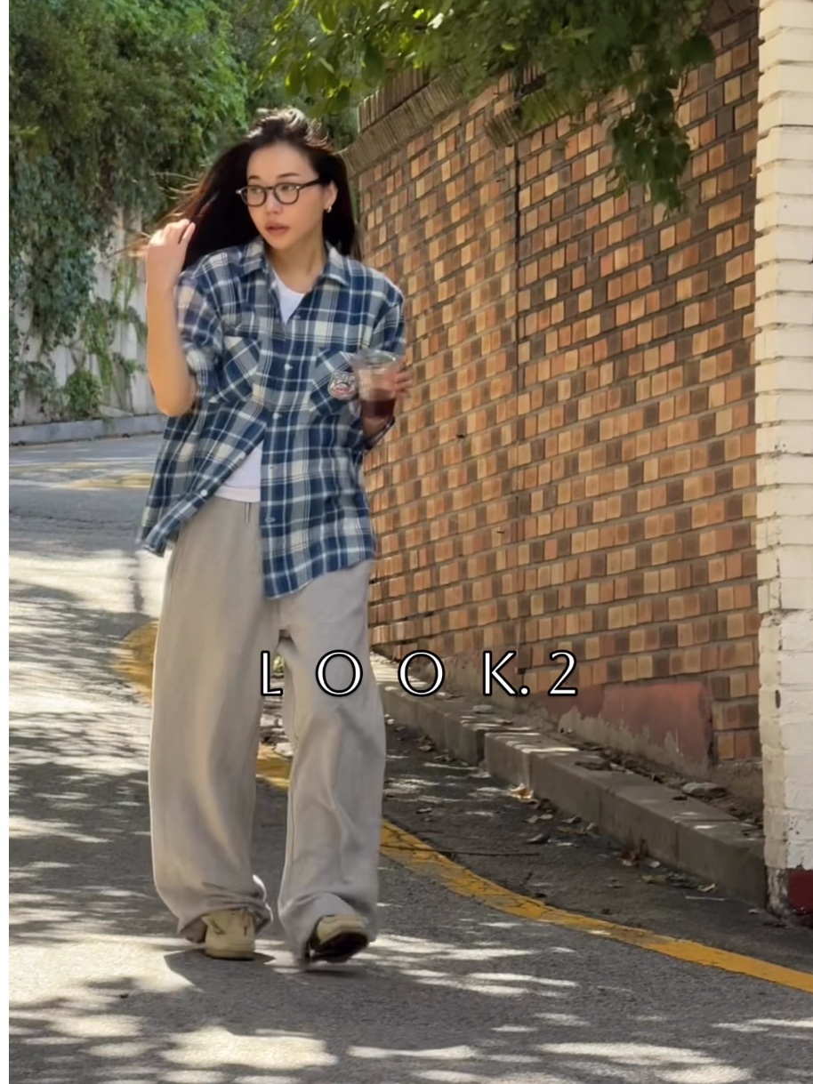 [10% 적립] [KREAM Limited Edition The Trophy Fishing Club] Polo Ralph Lauren Plaid Flannel Camp Shirt Blue White - 25FW 착용 스타일