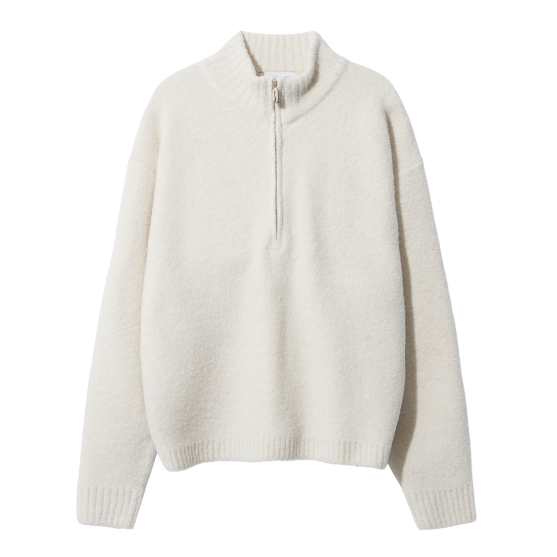 르917 부클 하프 집업 풀오버 아이보리(LE17SEPTEMBRE Boucle Half-Zip Pullover Ivory)