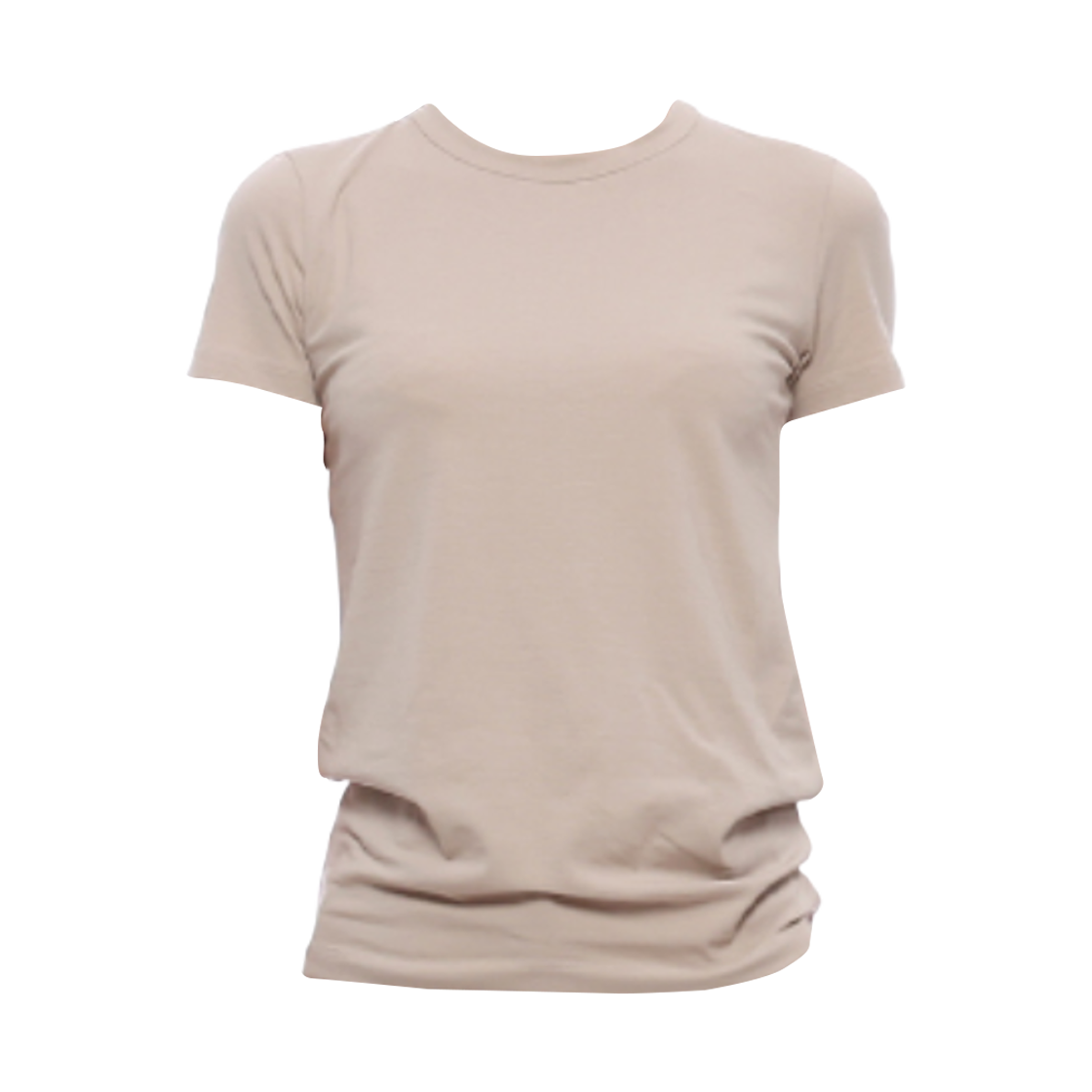 M0T18B0170-C8539 (W) Brunello Cucinelli Slim Fit Monili T-Shirt Beige
