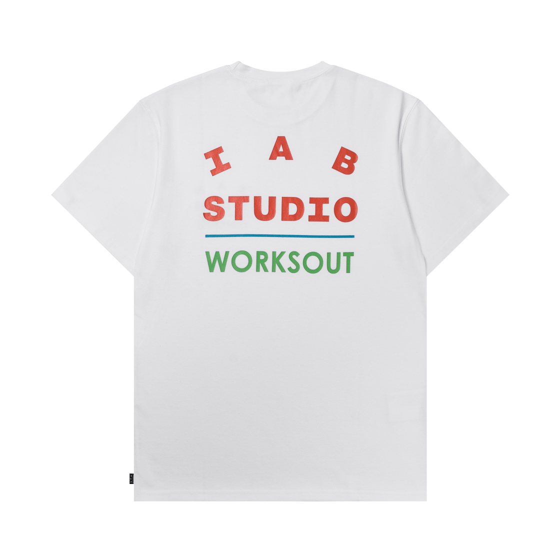 아이앱 스튜디오 티셔츠 화이트 포 웍스아웃(IAB Studio T-Shirt White for Worksout)
