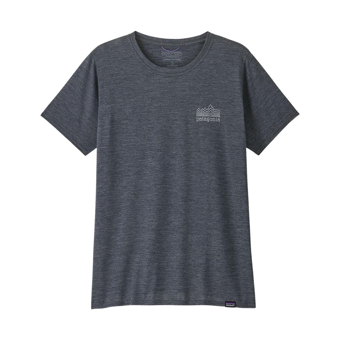 (W) 파타고니아 캐필린 쿨 데일리 그래픽 티셔츠 스트라타스파이어 스몰더 블루 X-다이((W) Patagonia Capilene Cool Daily Graphic T-Shirt Strataspire Smolder Blue X-Dye) - 2
