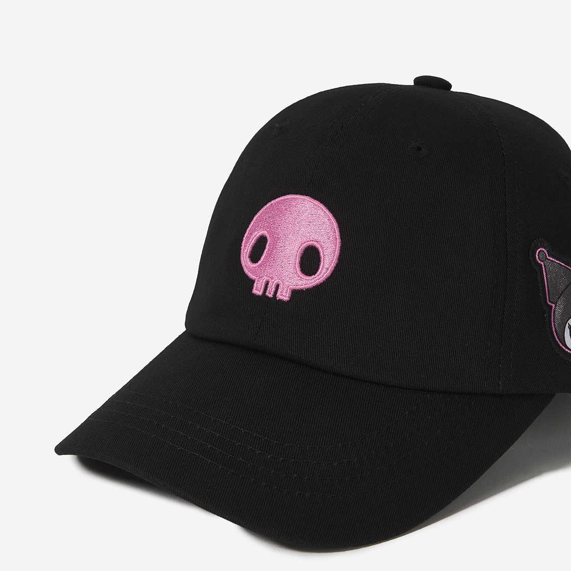 기아 타이거즈 x 쿠로미 볼캡 블랙(Kia Tigers x Kuromi Ball Cap Black) - 4