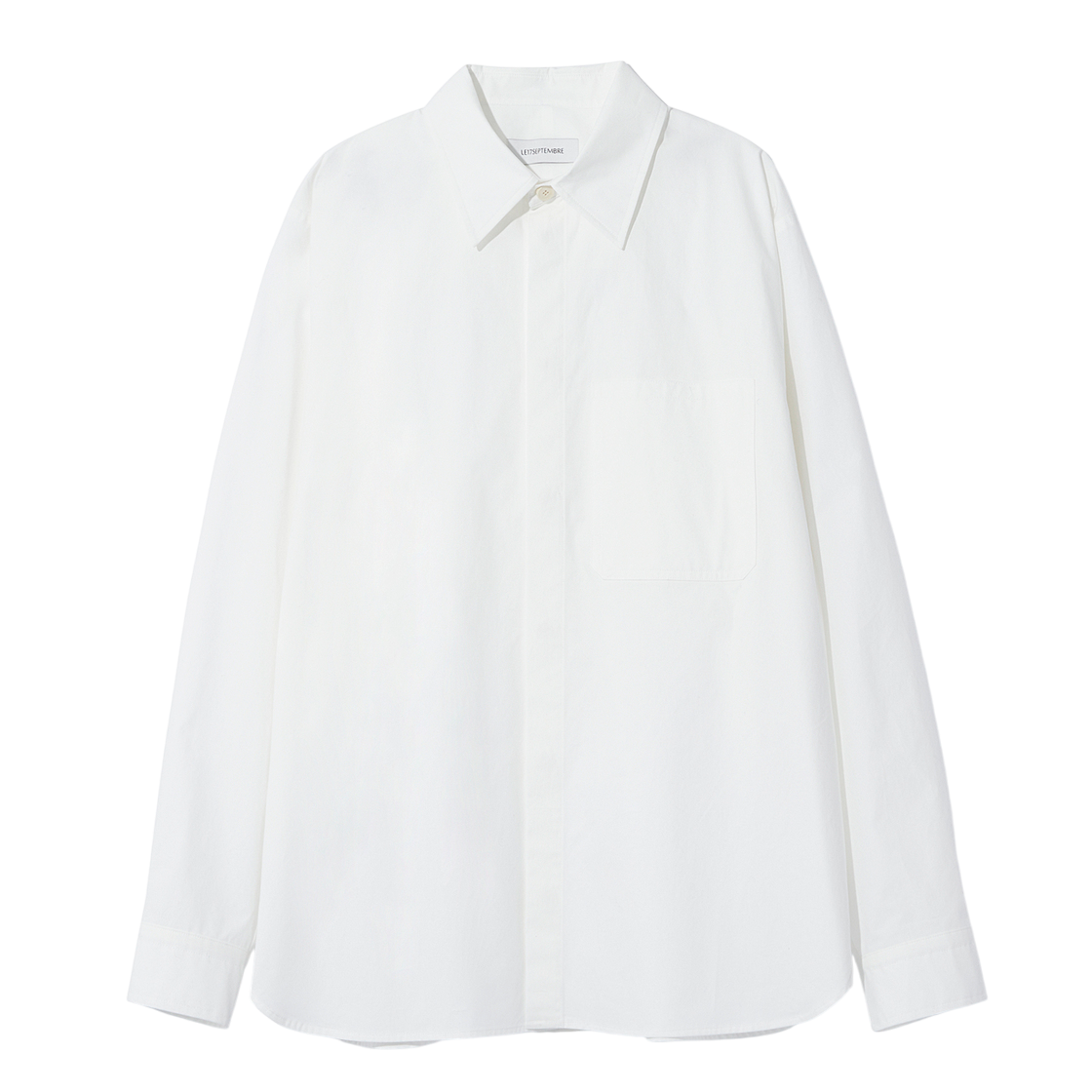 LH2579SH005EWH LE17SEPTEMBRE Raglan Long Sleeve Shirt White