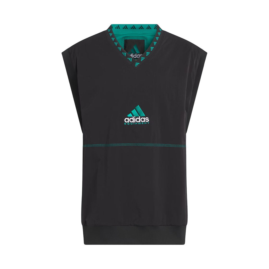 JW9878 Adidas Equipment Vest Black Equipment Green - KR Sizing