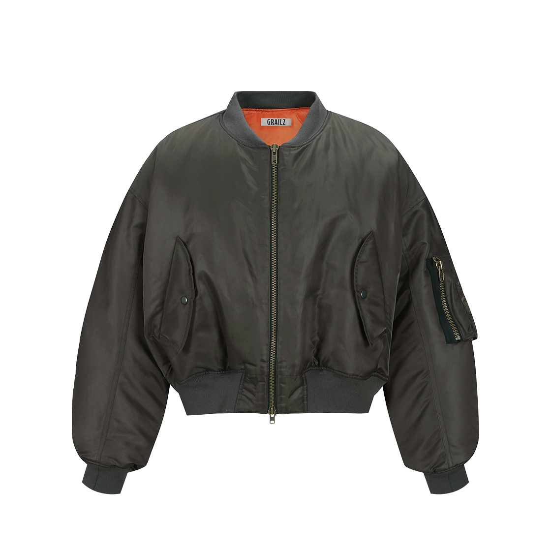 GR25FWMO04KH Grailz Monster Bomber Jacket Olive
