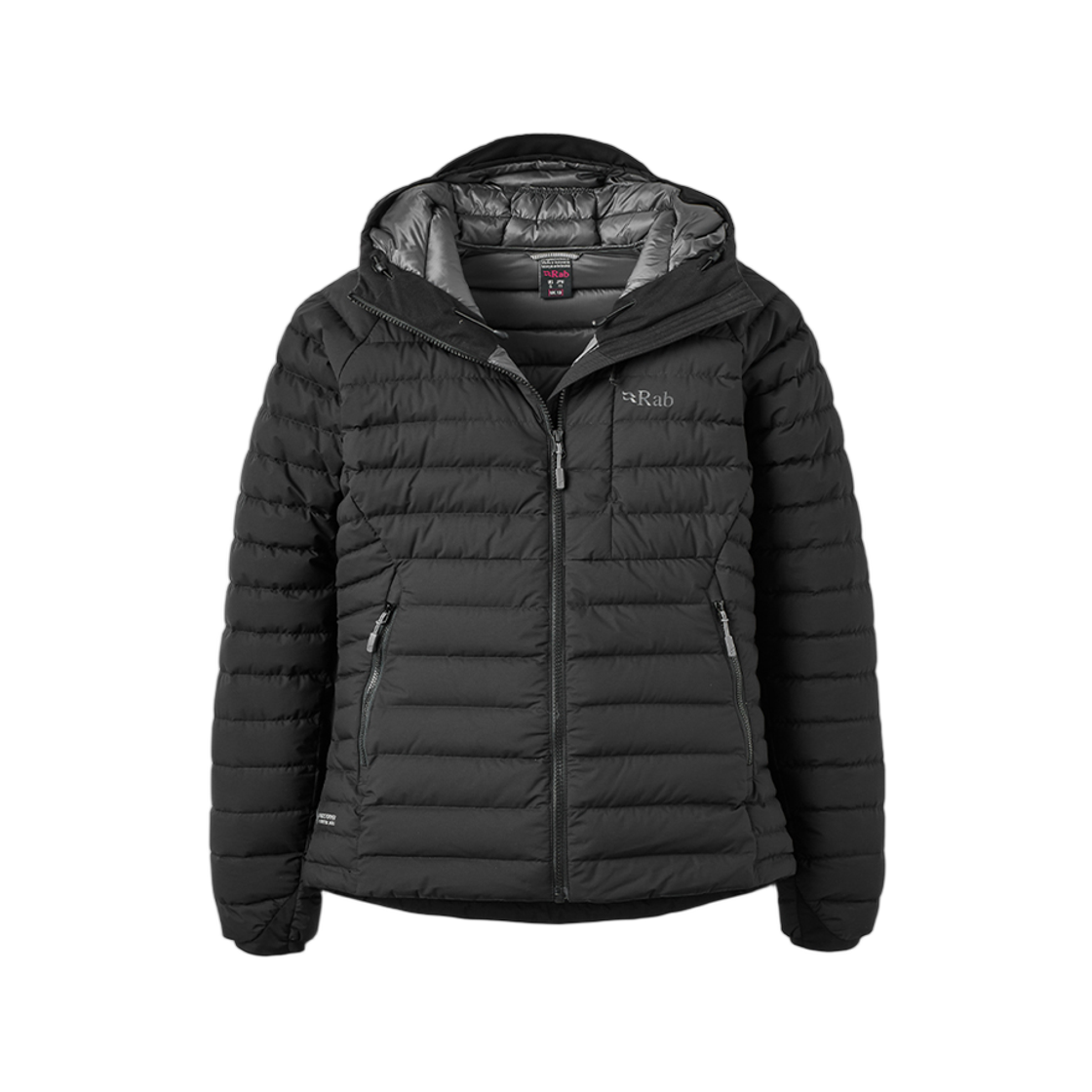 RABQDB740BLK008 Rab Microlight Windstopper Hoody Wmns Black