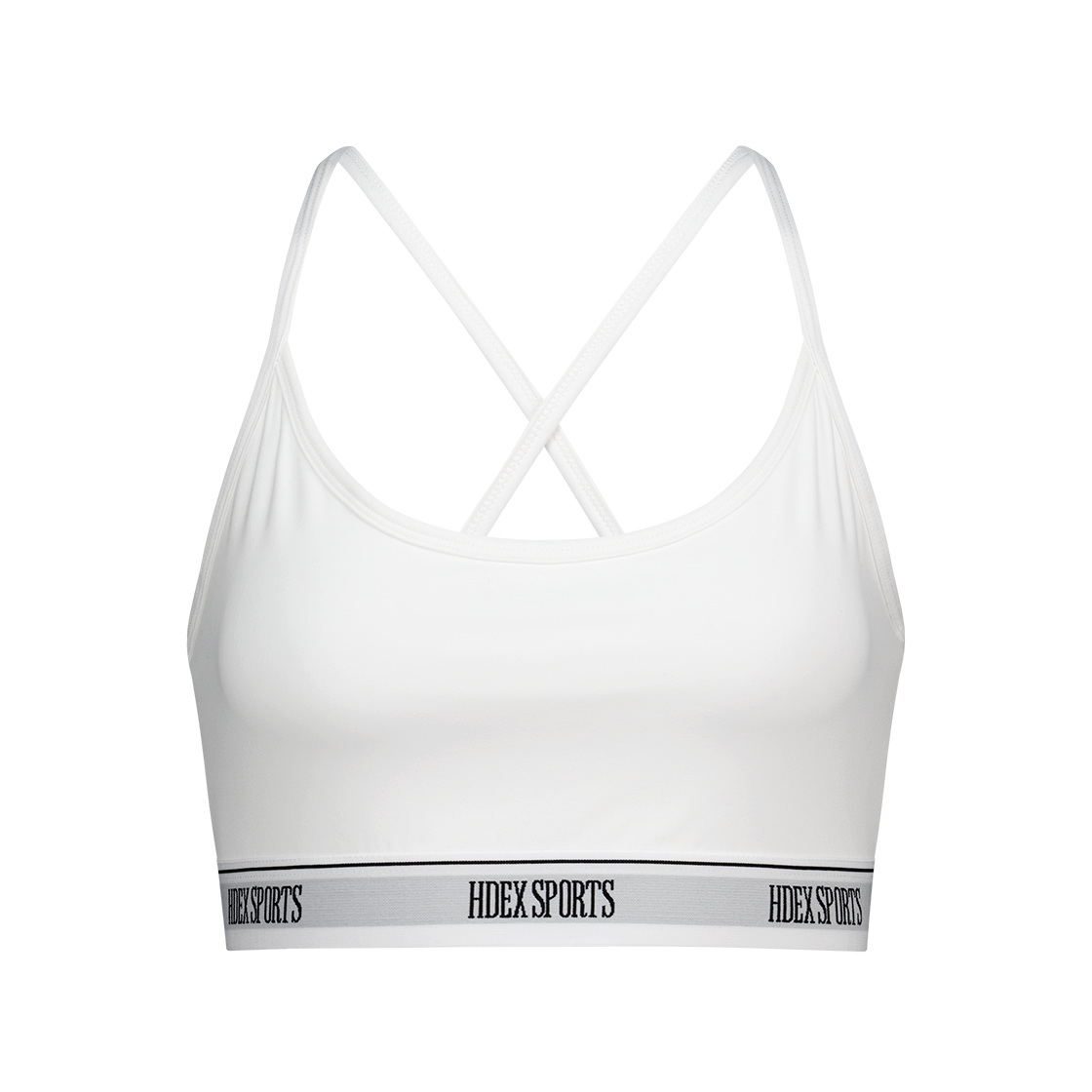 에이치덱스 밴딩 스트레치 브라탑 화이트