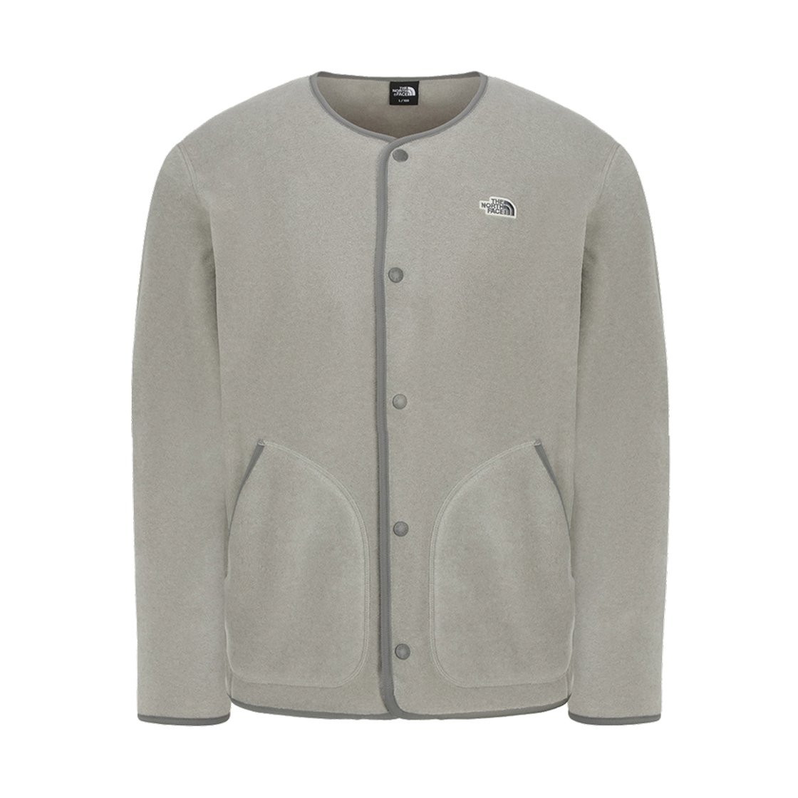 NJ4FR60A The North Face Mellow Fleece EX Cardigan Light Gray - 25FW