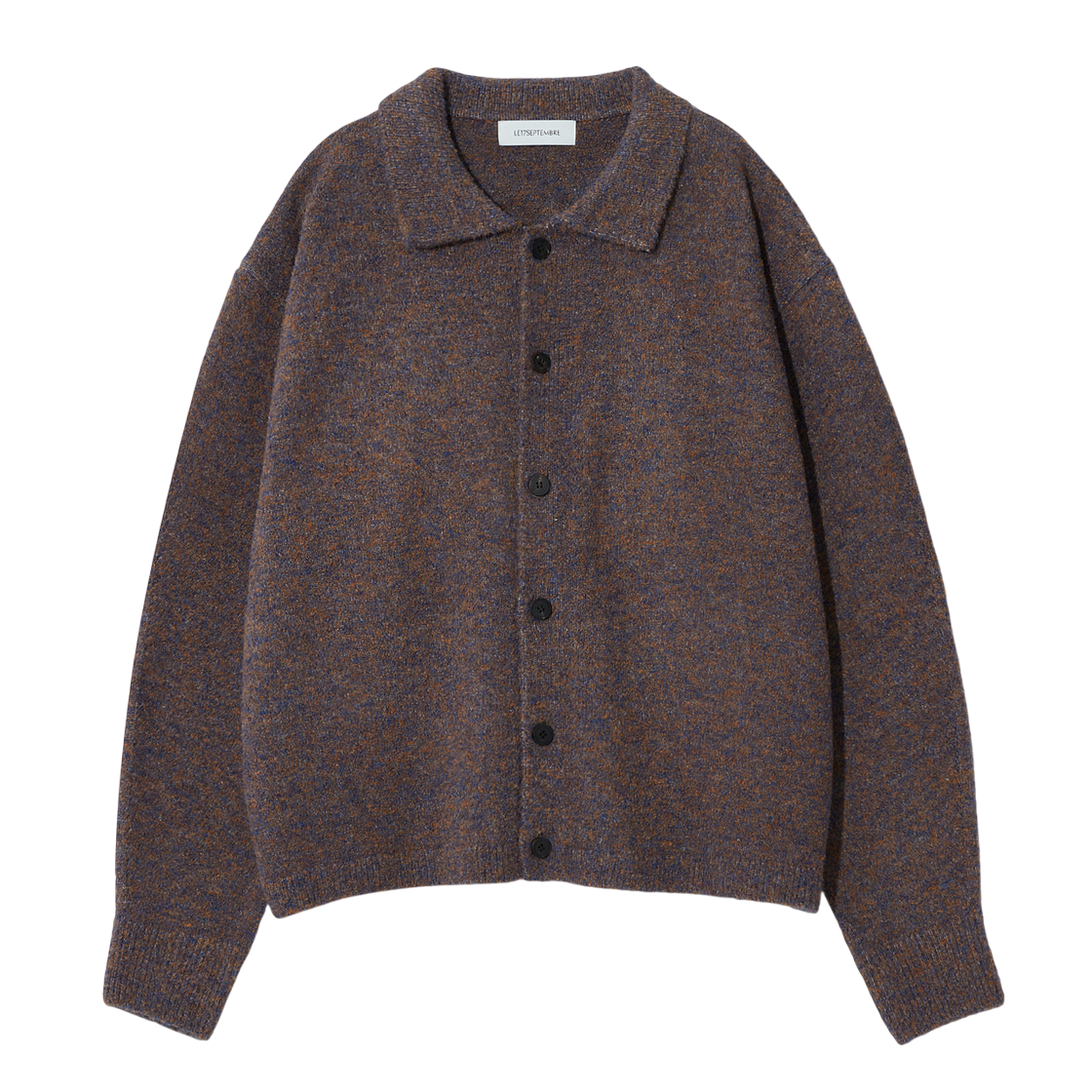 르917 부클 버튼 다운 가디건 퍼플(LE17SEPTEMBRE Boucle Button Down Cardigan Purple)