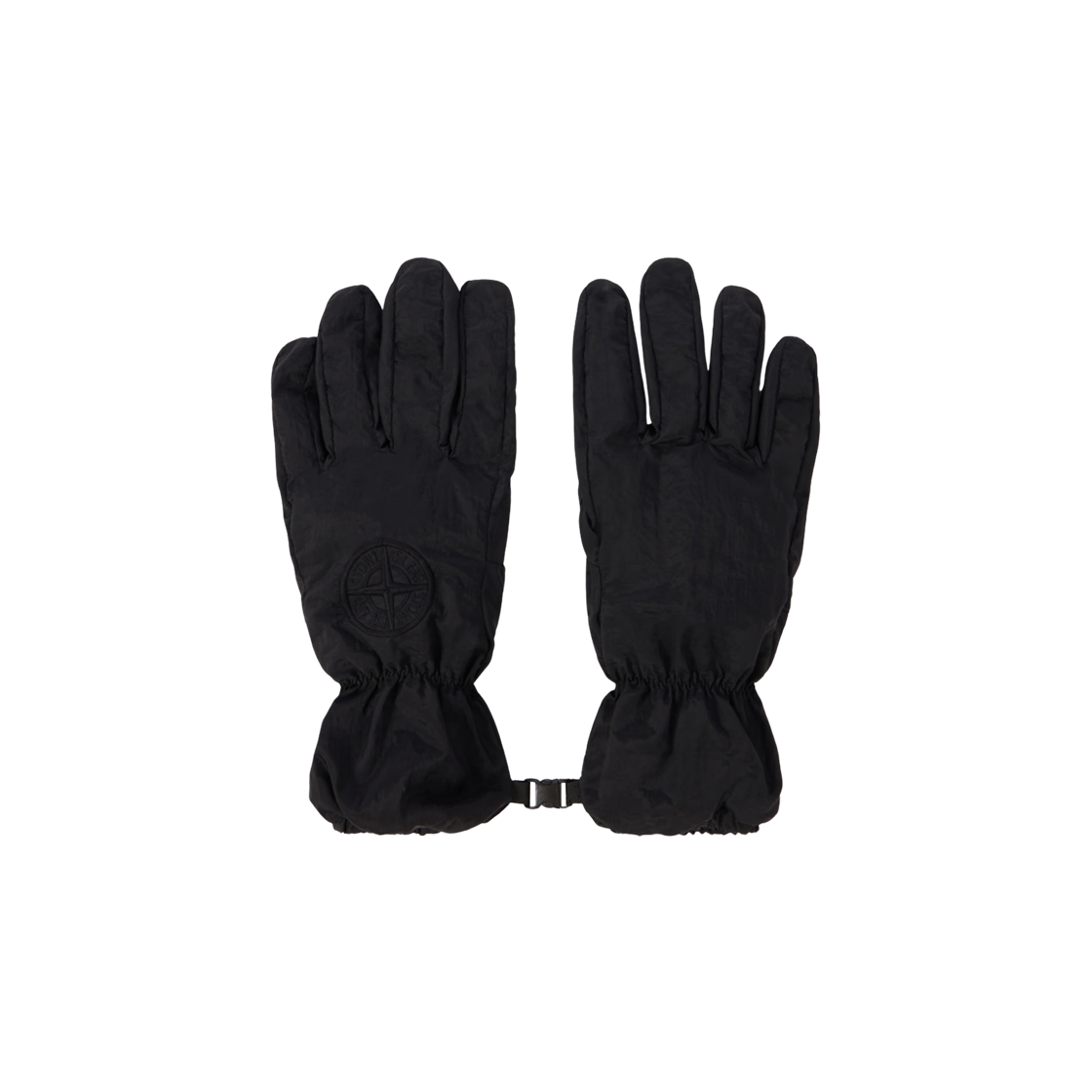 K2S1594000-01S0251-V0029 Stone Island 9400001 Econyl Coated Nylon Metal Gloves Black - 25FW