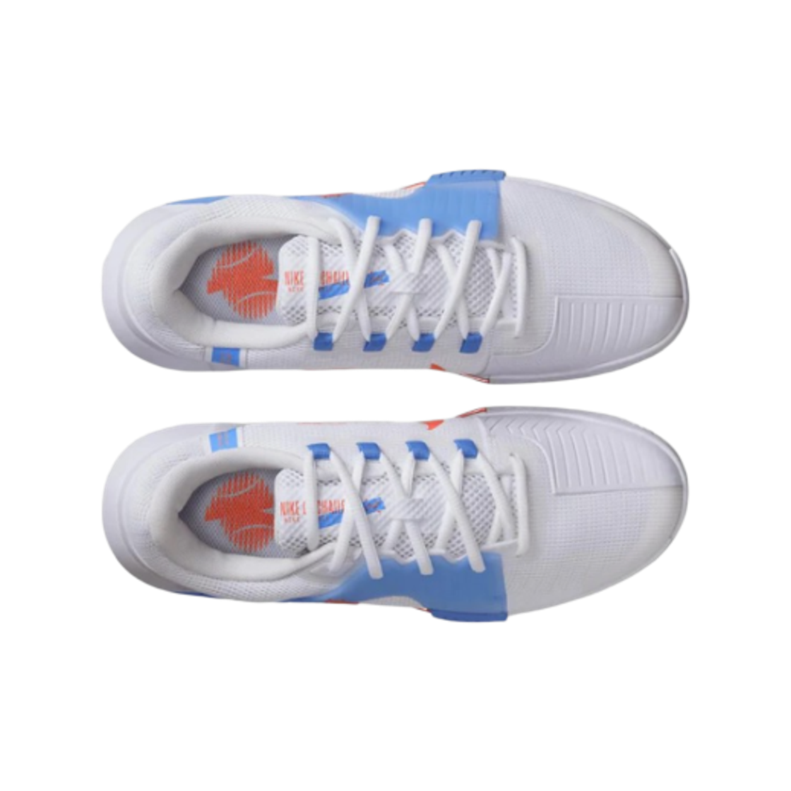 (W) 나이키 하드 코트 줌 GP 챌린지 1 화이트 로얄 펄스((W) Nike Hard Court Zoom GP Challenge 1 White Royal Pulse) - 2