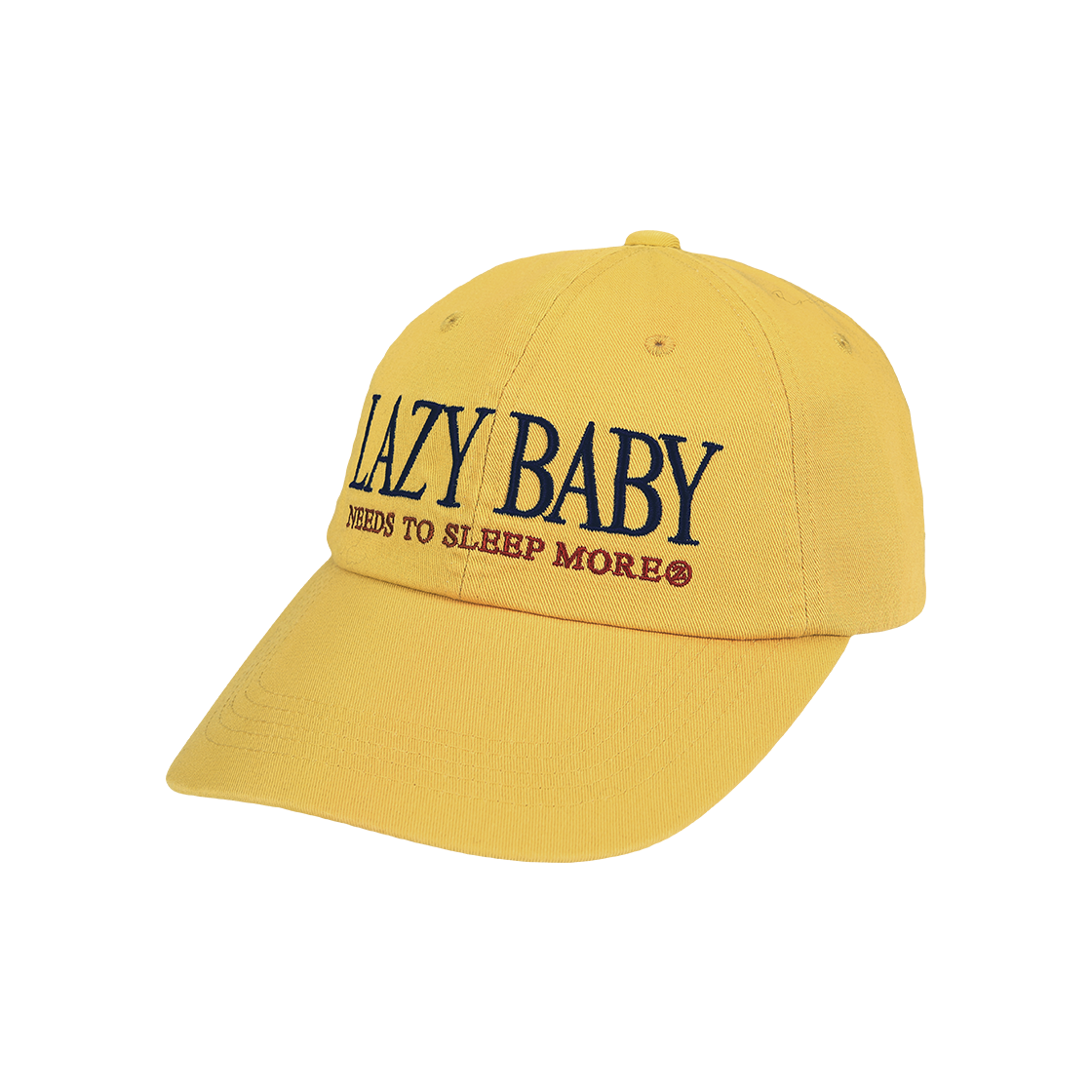 레이지지 레이지베이비 빈티지 워싱 솔리드 볼캡 옐로우(LAZYZ Lazy Baby Vintage Washing Solid Ball Cap - Yellow)