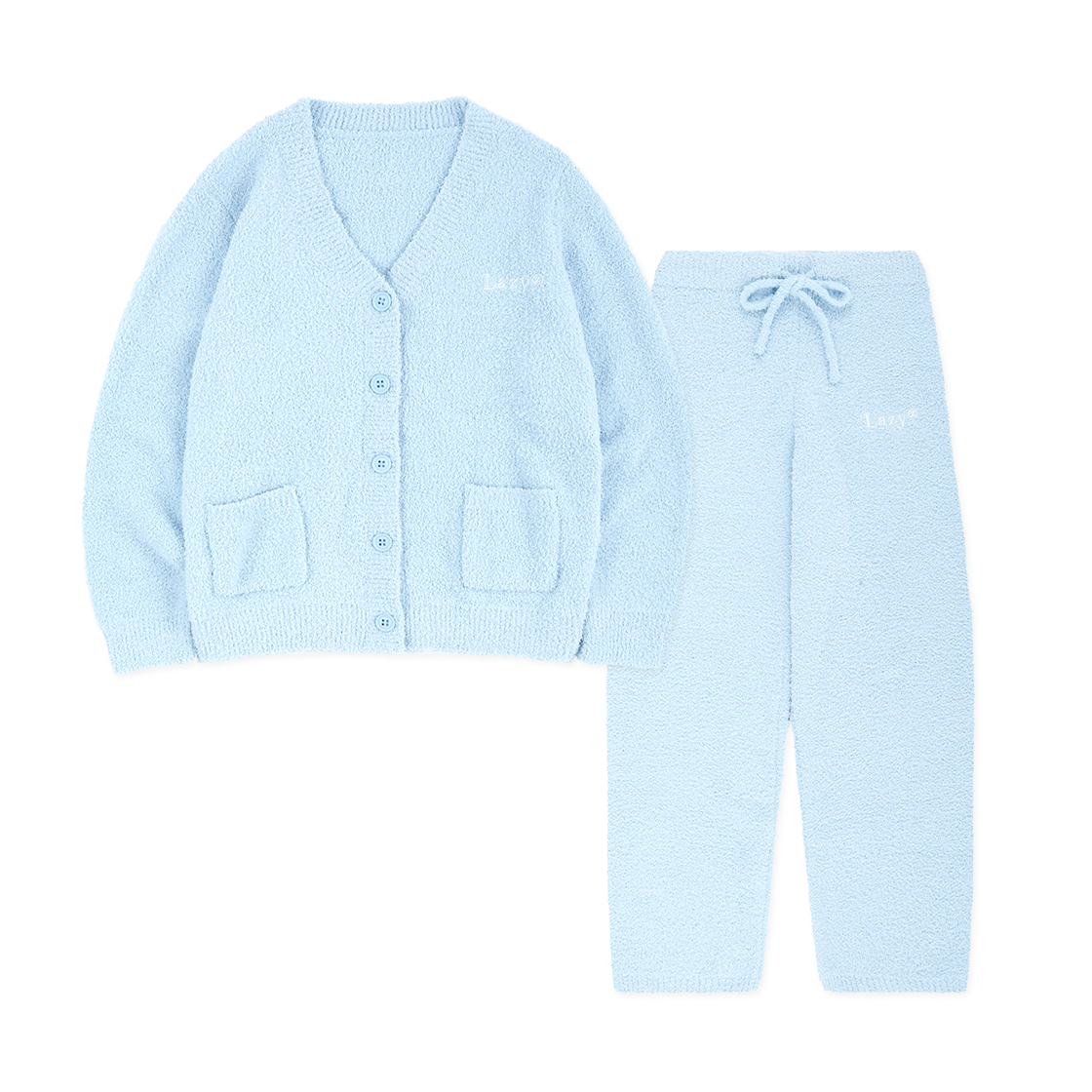 8888888888889 LAZYZ Sweet Dream fluffy cardigan - Sky