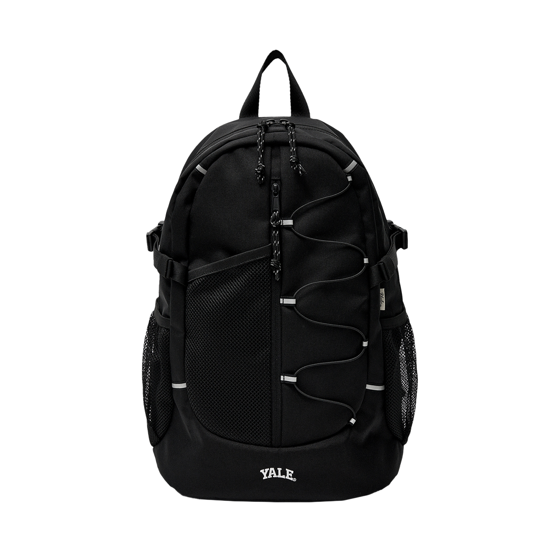 YFX2BG702ABK Yale Half Mesh String Backpack Black