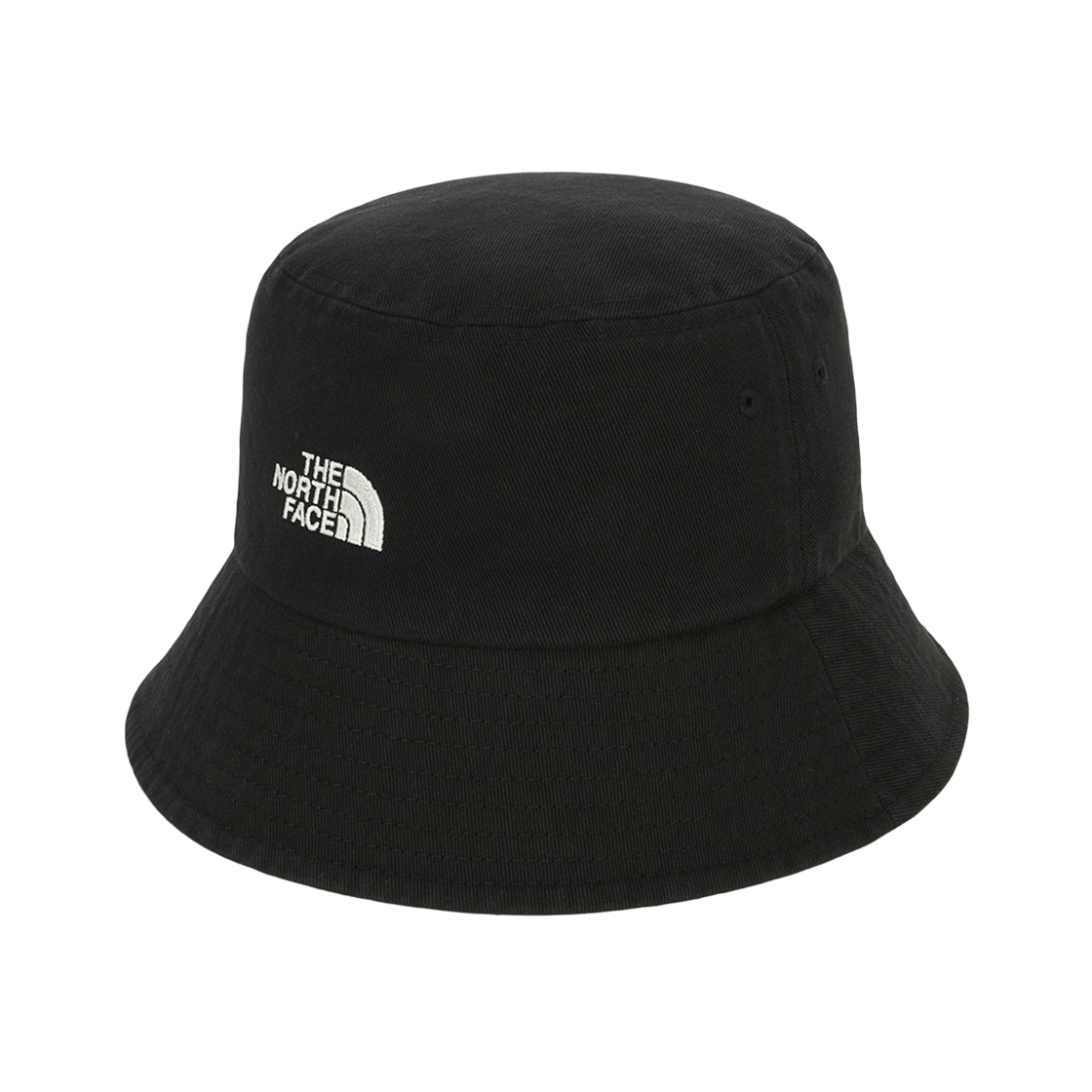 NE3HR51A The North Face TNF Cotton Bucket Hat Black - 25FW