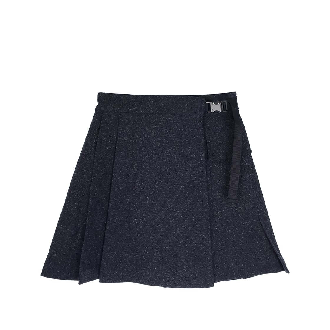 ITF9Q7227KKW Dior Pleated Wrap Skirt 38 Navy