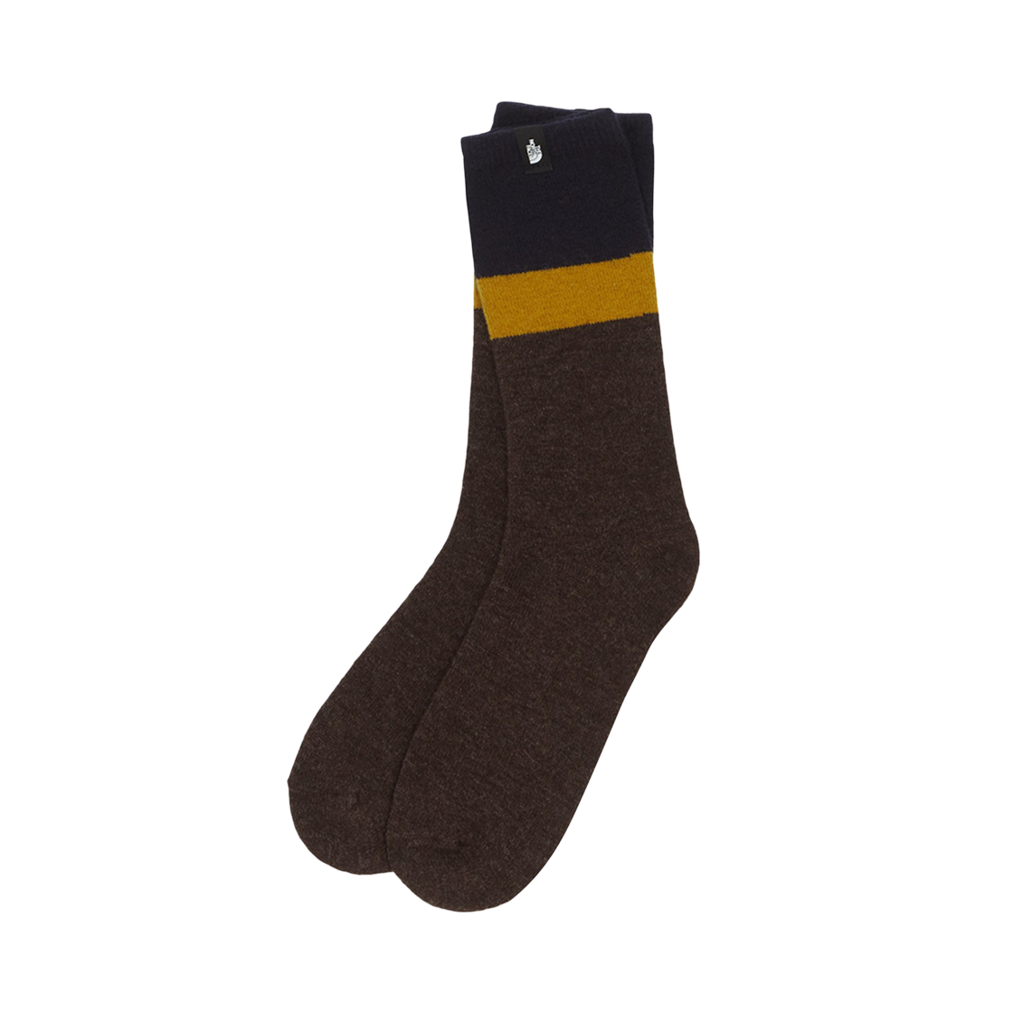NY4MR58C The North Face Wool Mid Block Socks Deep Navy - 25FW