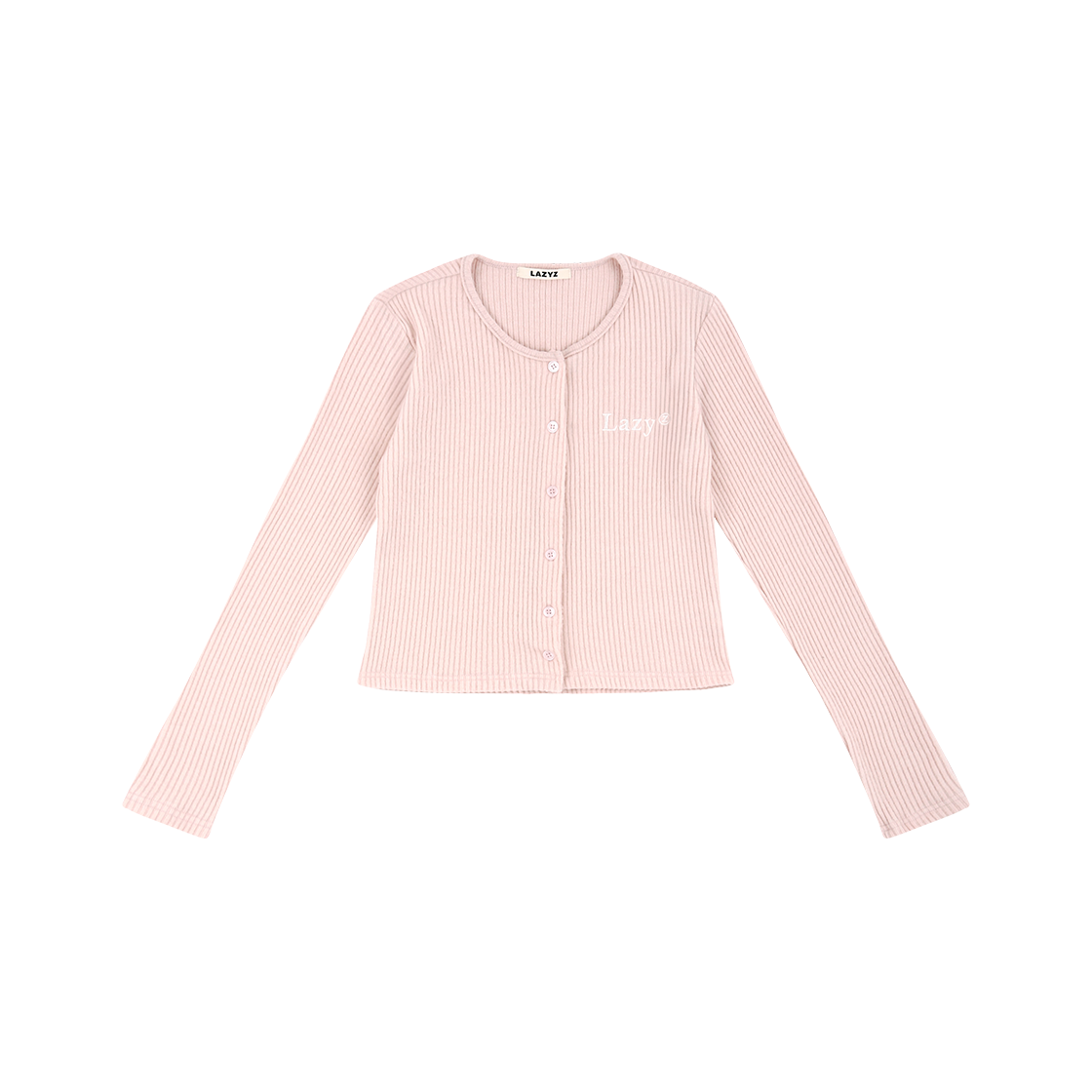 8809908759148 LAZYZ Snuggy Rib Cardigan - Pink