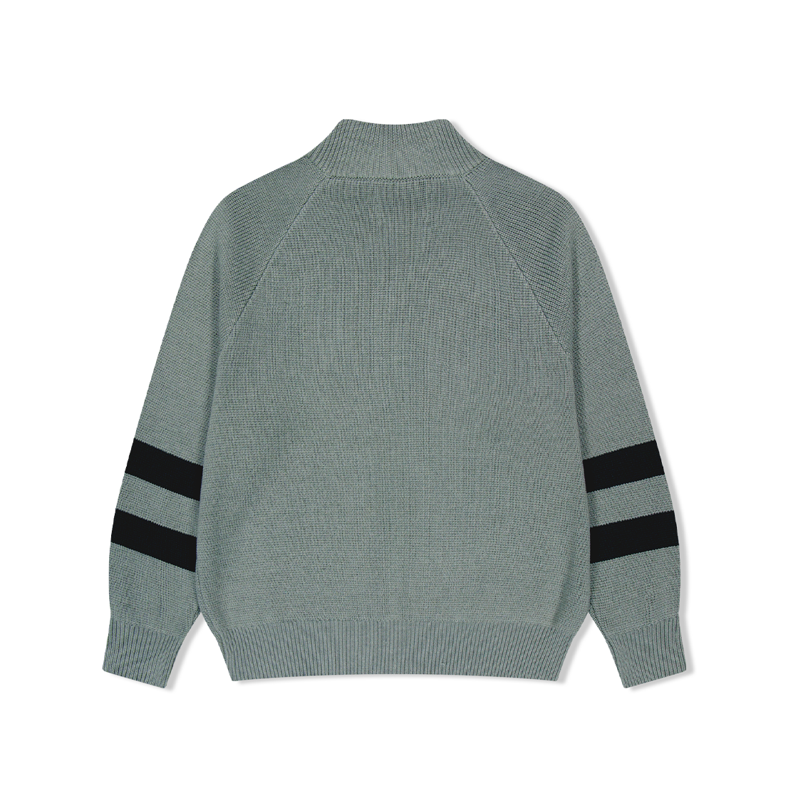 예스아이씨 프론트 포켓 니트 집업 애쉬 블루(YESEYESEE Front Pocket knit Zip-up Ash Blue) - 2