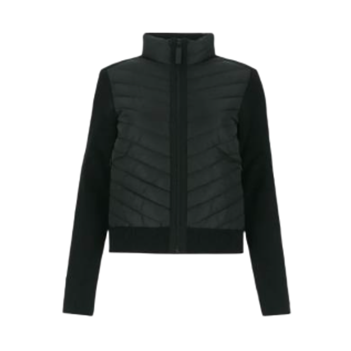 (W) 캐나다 구스 하이브릿지 니트 자켓 블랙((W) Canada Goose Hybridge Knit Jacket Black)