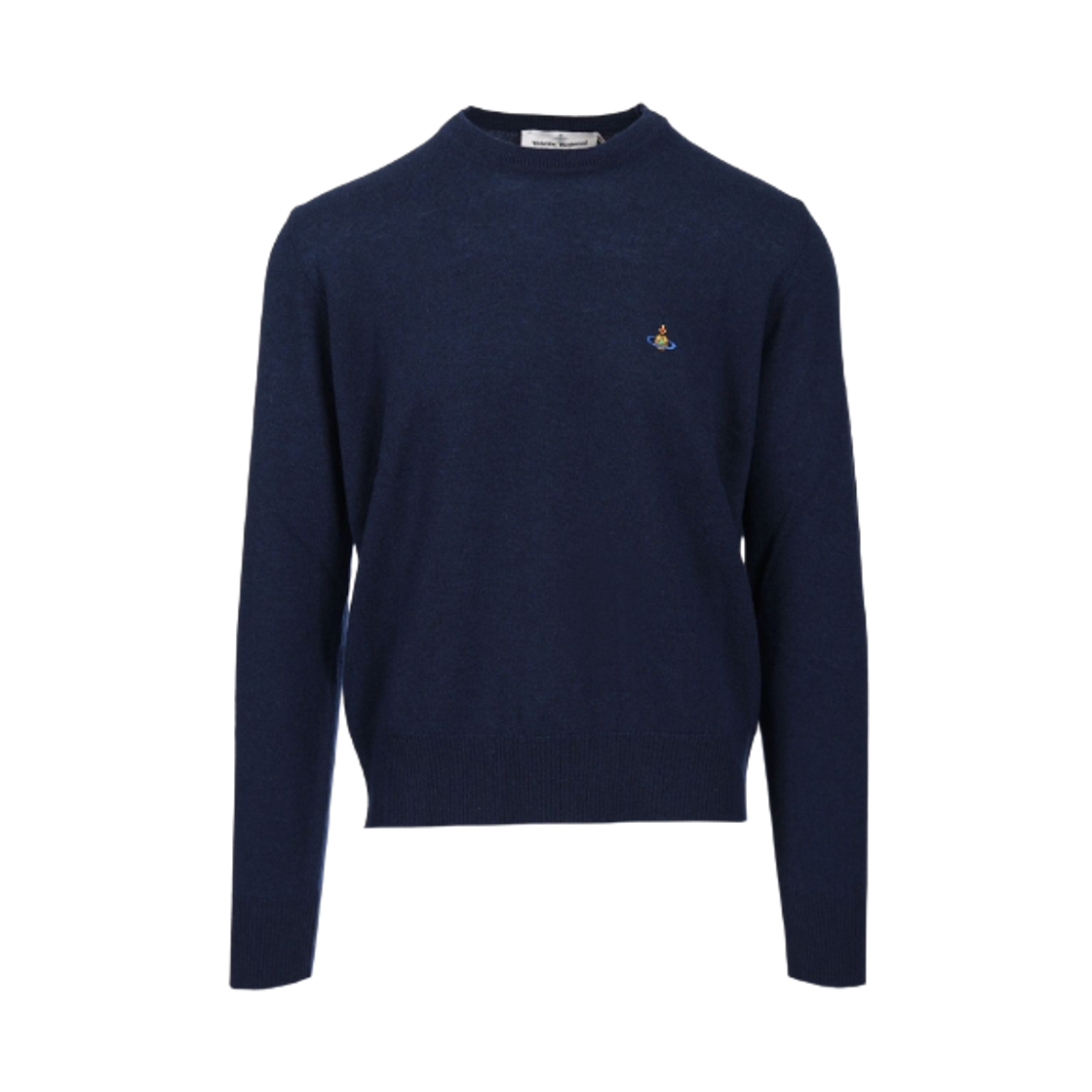 27010012-Y0037-K410 Vivienne Westwood Alex Orb Logo Sweater Navy