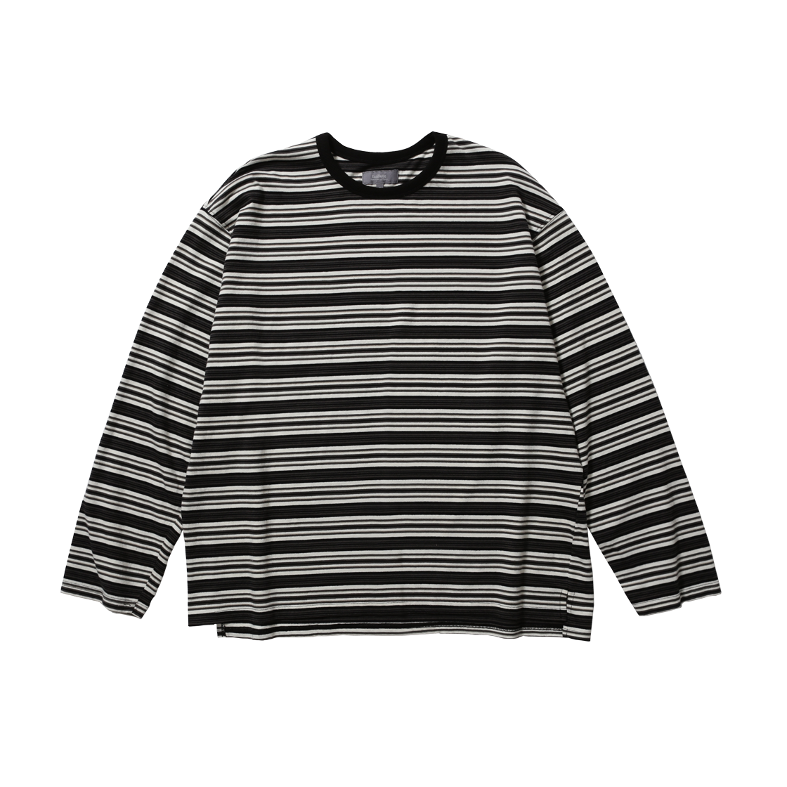 BAL090 Ballute Urban Multi Stripe Long Sleeve Black