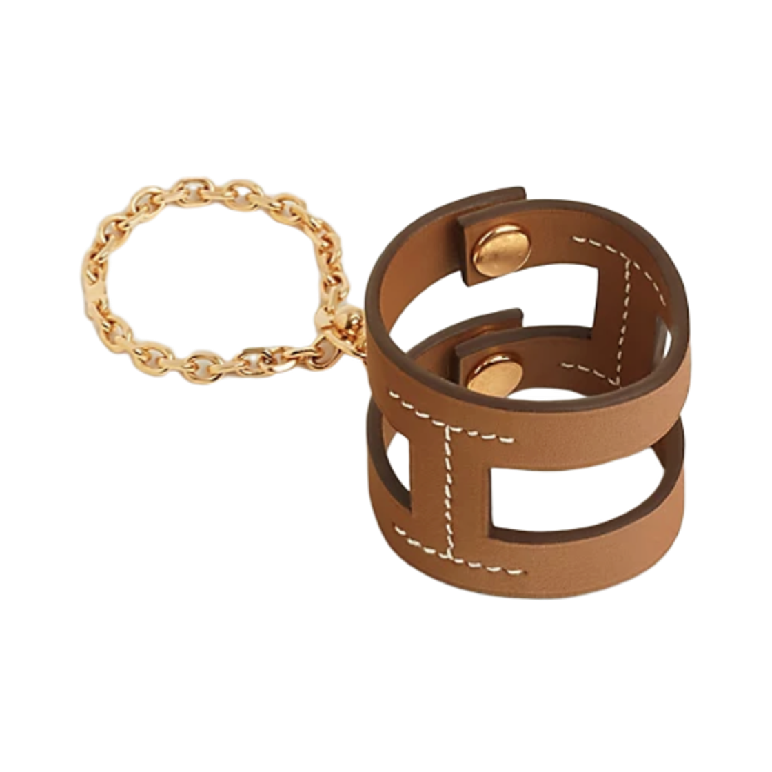 H251006GG0TU Hermes Koala Glove Clip Swift & Gold Dore
