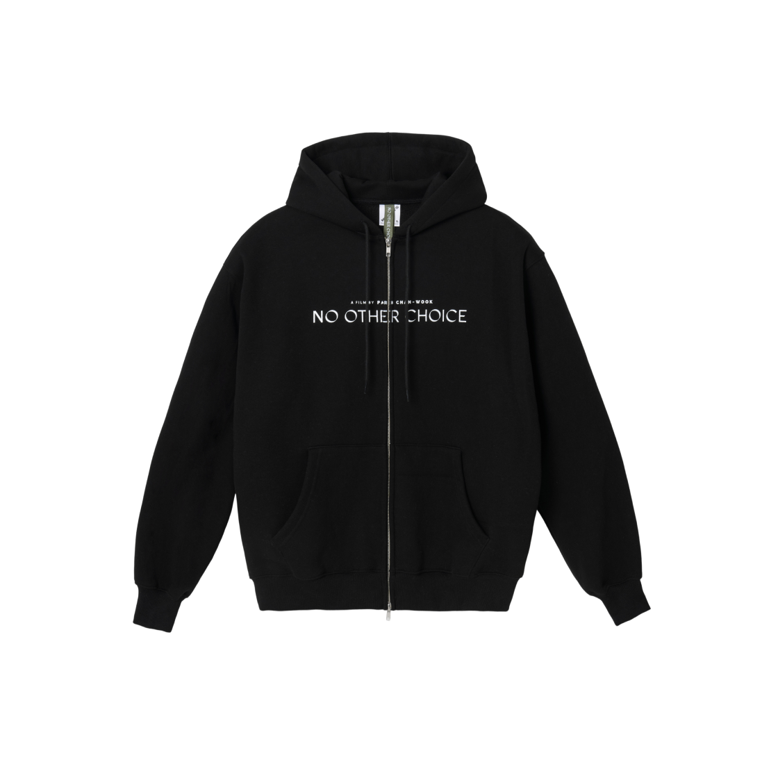 타이틀 로고 집업 후드