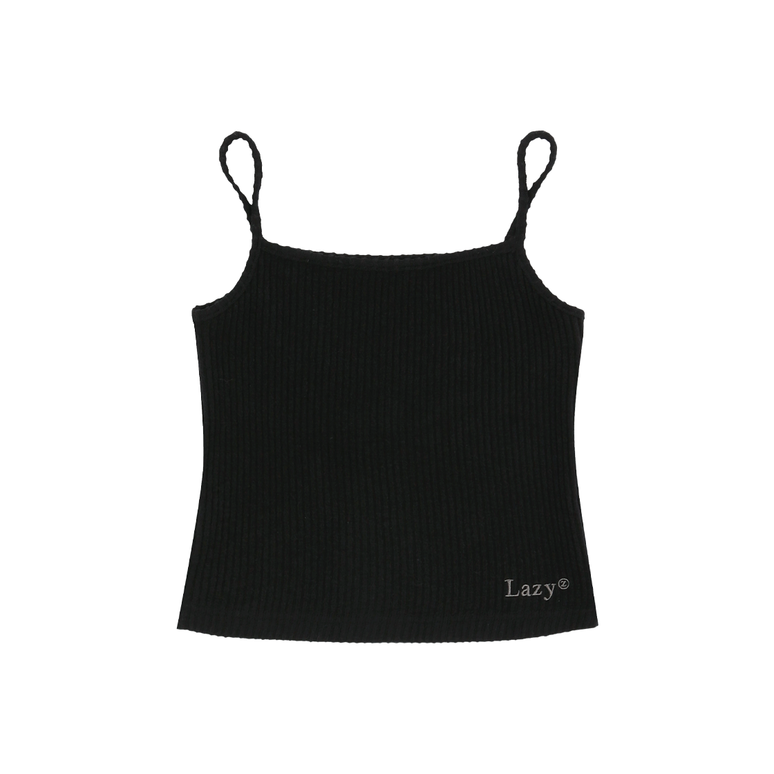 레이지지 스너기 립 슬리브리스 블랙(LAZYZ Snuggy Rib Sleeveless - Black)