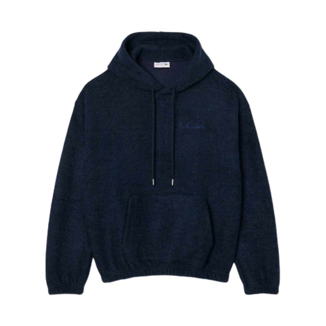 라코스테 파리 팩 플란넬 후드 풀오버 스웨트셔츠 네이비(Lacoste Paris Pack Flannel Hoodie Pullover Sweatshirt Navy)