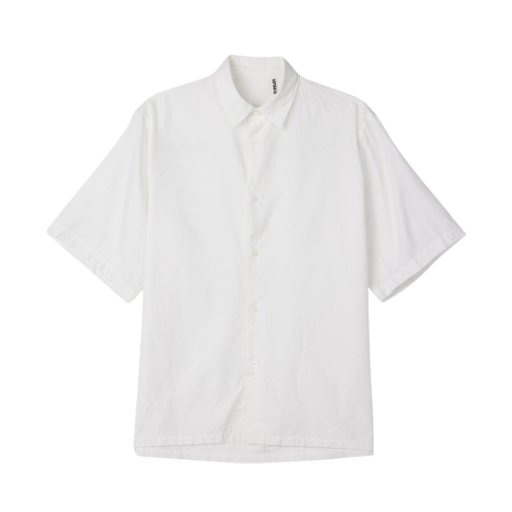 캡틴 선샤인 숏슬리브 레귤러 칼라 셔츠 화이트(Kaptain Sunshine Short Sleeve Regular Collar Shirt White)