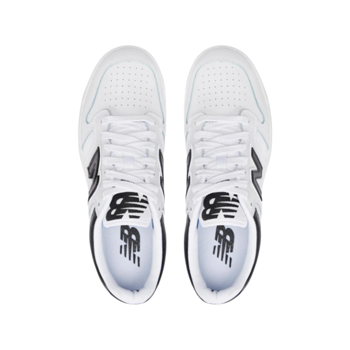 뉴발란스 480 화이트 블랙 - D 스탠다드(New Balance 480 White Black - D Standard) - 2