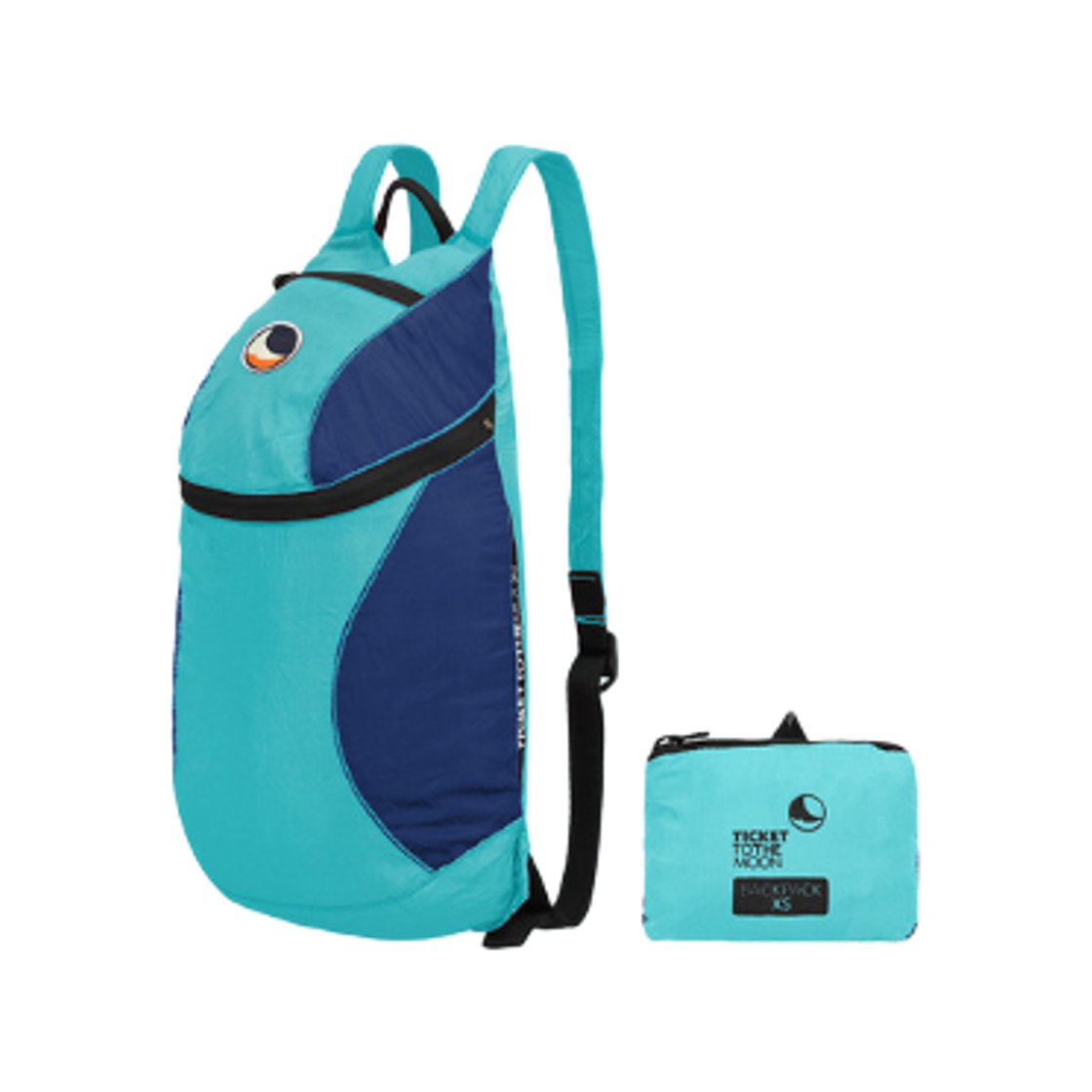티켓투더문 백팩 XS 6L 터콰이즈 로얄 블루(Ticket To The Moon Backpack XS 6L Turquoise Royal Blue) - 1