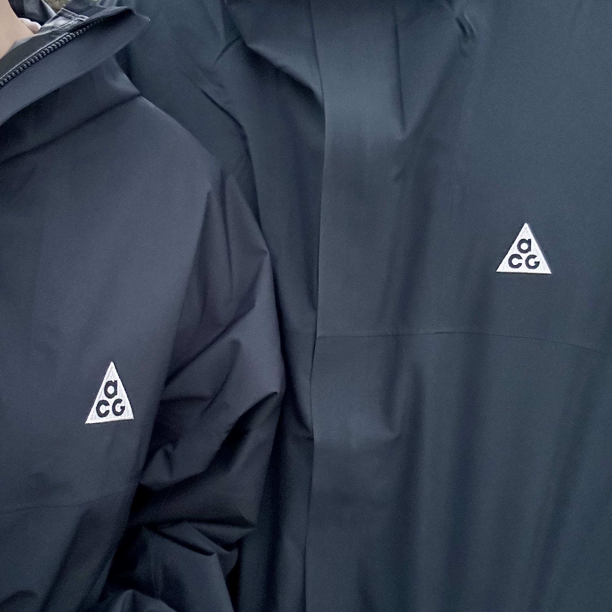 Nike ACG Storm-Fit ADV Cascade Rains Full Zip Jacket Black - Asia 착용 스타일