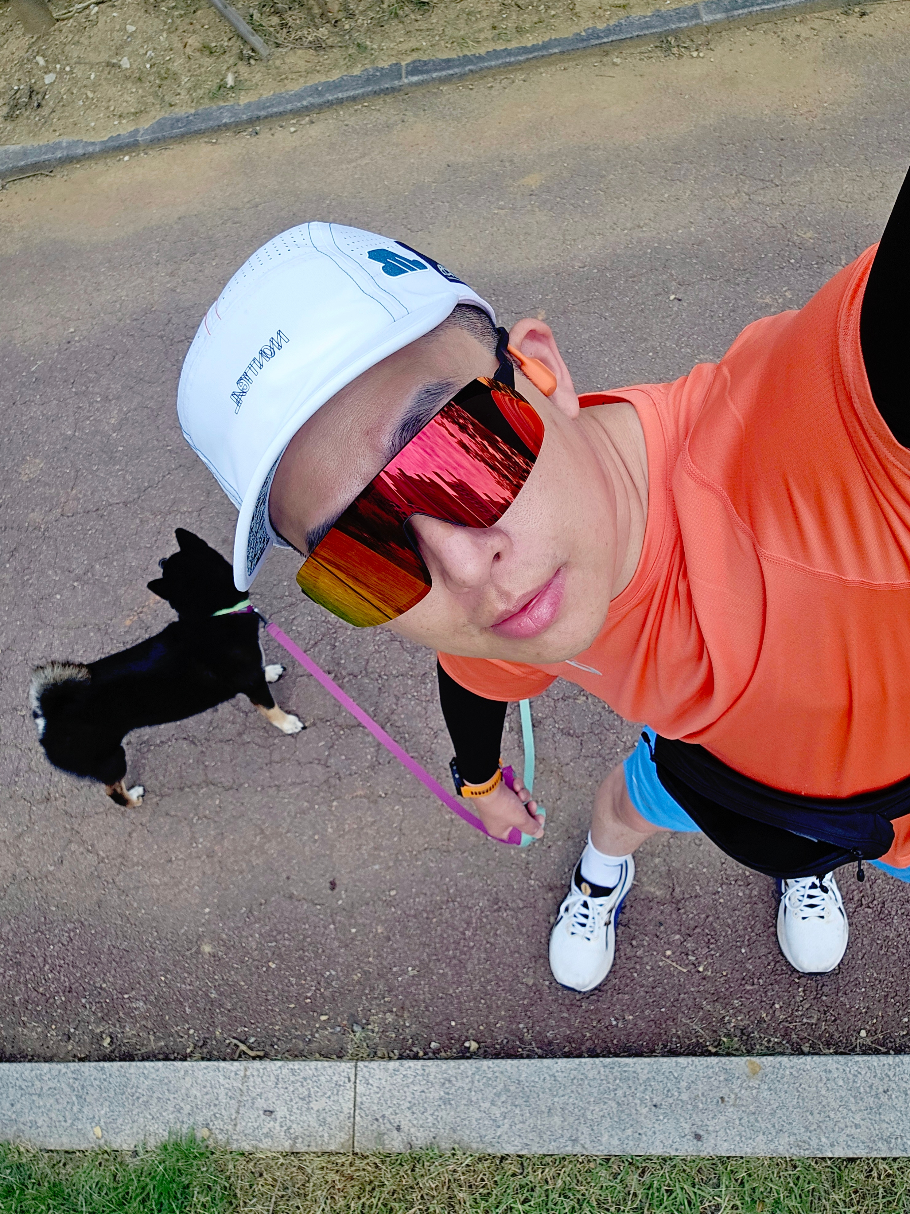 Asics Gel-Kayano 30 Anniversary White Deep Ocean, [10% 적립] Garmin Forerunner 265 Music GPS Black (WiFi) 착용 스타일