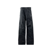 (W) Tansanmagnesium Cotton Wide Pants Leopard Grey