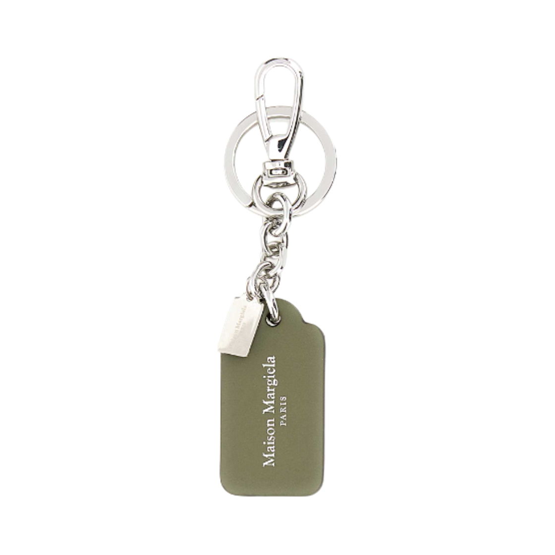 SA2UA0014P4745T7429 Maison Margiela Four Stitches Keyring Card Holder Khaki