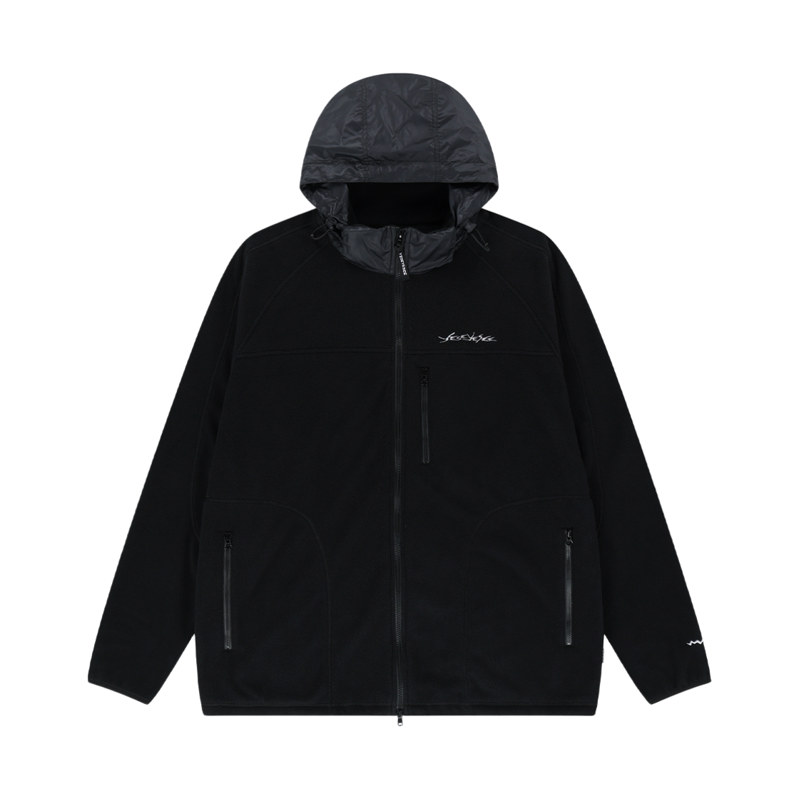 예스아이씨 예스 플리스 풀 집업 재킷 블랙(YESEYESEE Y.E.S Fleece Full Zip Jacket Black)
