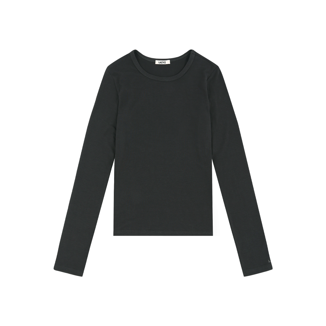 8809908759179 LAZYZ Soft Touch Long Sleeve T Shirt - Charcoal